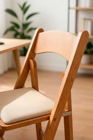 Pak 4 Wala houten klapstoelen in