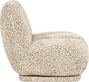 Panterprint Fauteuil Bruin