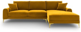 4.5-zitshoekbank Madara rechts velvet | Mazzini Sofas