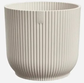 Elho Vibes Fold Rond 35 cm - Linnen wit - Royale Design Bloempot voor Meer Groen in Huis