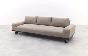 Barcelona/Royalty Sunbrella stoel-bank loungeset - Taupe - 5-delig