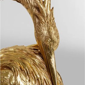 Kare Design Crane Gold Gouden Kraanvogel Beeld