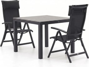 + 15% kassakorting | Diningset Bellagio | 2 personen | Tuinset polywood | 3-delig | Kees Smit Tuinmeubelen