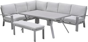 Garden Impressions Camilo lounge dining set 6-delig – taupe - Valley sand