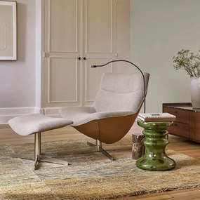 Draaibare relaxfauteuil met voetenbank, Wesley