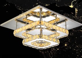 Kristallen Plafondlamp Plafond LED 24W Vierkant APP409-C