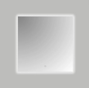 Best Design Firkant vierkante spiegel 100x100cm met LED-verlichting