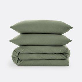Bedset in gewassen microvezel, recycled polyester