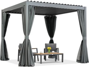 Lagos Premium 3x3 Garden Point vrijstaande terraspergola antraciet