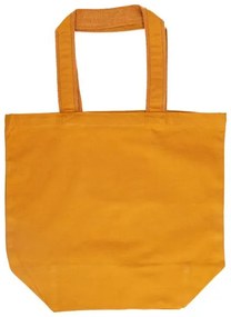 Shopper, bio-katoen, honinggeel, 45 x 37 x 19 cm