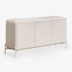 Dressoir 160x45 Cm In Mdf Alazne Tapioca Beige - Sklum