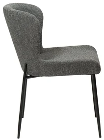 Dan-Form Glam Luxe Eetkamerstoel Boucle Grijs