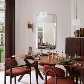 Hanglamp van matglas, MONA, ontwerp: Emmanuel Gallina