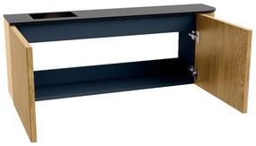 Mondiaz Joya 110cm toiletmeubel ronding rechts oak met wastafel faye links 1 kraangat urban
