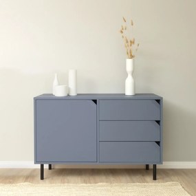 Tenzo Corner Klein Dressoir Blauw - 118x43x77cm.