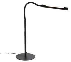Design tafellamp zwart incl. LED met touch dimmer - Palka Design Binnenverlichting Lamp