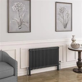 Eastbrook Imperia 2 koloms radiator 100x60cm 1407W antraciet