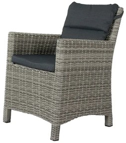 Wicker tuinstoel Oliva - Paloma grijs