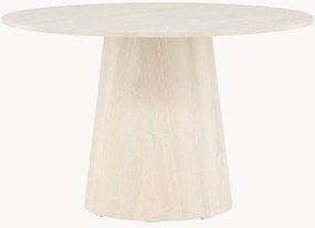 Ronde eettafel Lanzo met houtlook, Ø 120 cm