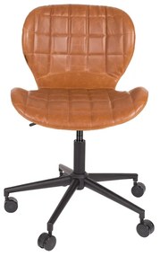 Zuiver OMG Office Design Bureaustoel Bruin Kunstleer