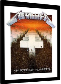Ingelijste poster Metallica - Master of Puppets
