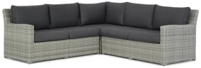Hoek loungeset 5 personen Wicker Grijs Garden Collections Giardino