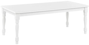 Salontafel wit rechthoekig 60 x 120 cm KOKOMO Beliani