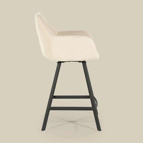 Draaibare Barkruk Stof Beige