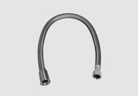 Clou aansluitslang 40cm 3/8" gunmetal geborsteld PVD