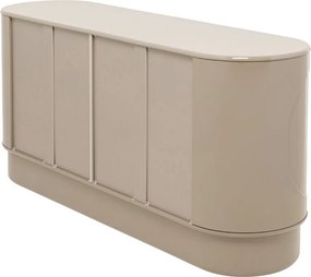 Beige Retro Dressoir - 160x42x75cm.