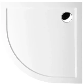 Polysan Sera kwartronde douchebak 100x100x4cm wit