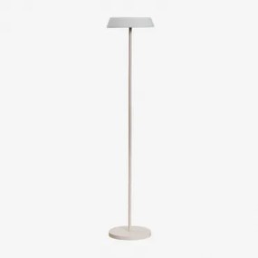 Ulenia Draadloze Led-zonnevloerlamp Tapioca Beige - Sklum