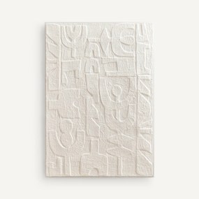 Muurdecoratie in reliëfpapier , Urbino