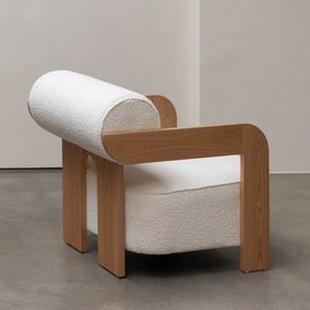 Zuiver Oolong Eiken Fauteuil Modern Design Beige