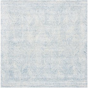 Handgetuft laagpolig wollen vloerkleed Alaska