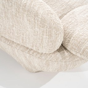 Eleonora Jayden Design Bank Organische Vorm Beige