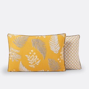 Kussensloop in perkalkatoen, Fougère