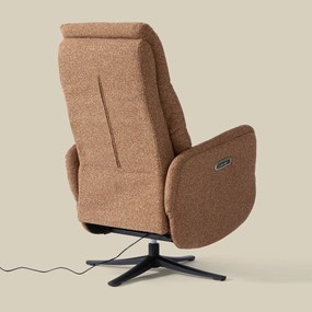 Elektrisch Verstelbare Stoel Stof Terracotta