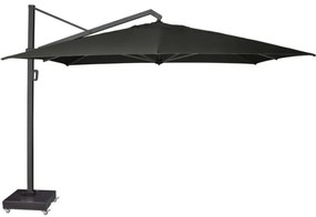 Icon premium zweefparasol 350x350 cm faded black
