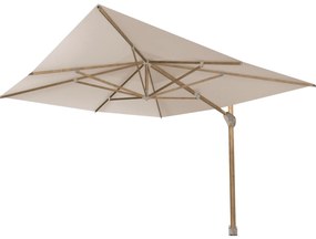 Hacienda zweefparasol 300x400 cm houtlook zand 4 Seasons Outdoor