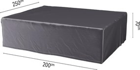 Platinum Aerocover loungesethoes - Ademende hoes voor loungeset 250 x 200 x H70cm