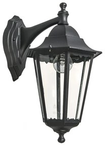 Klassieke buiten wandlantaarn zwart IP44 - New Orleans Down