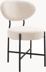 Bouclé stoelen Vicq, 2 stuks