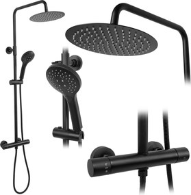Doucheset REA Vincent Black met thermostaat