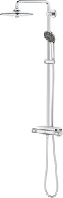 Grohe Vitalio Joy Quickfix 260 regendoucheset met 6 straalsoorten en EasyReach Tray Ø26cm chroom