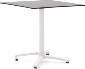 Inklapbare tafel Bellagio | Vierkant | Tuintafel Kunststof | 70x70cm | 2 personen | Kees Smit Tuinmeubelen