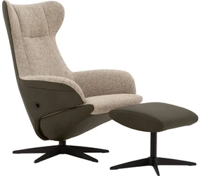 Goossens Excellent Relaxstoel Avec, Relaxfauteuil met rugverstelling/zonder voetklep