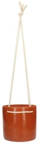 Bloempot met ophangkoord, terracotta,Ø 15,5 cm