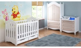 Zuigeling Wit  Kinderbed voor baby's 120x60x95 5060504986113 Children's Beds Home, Nee, Matras van schuim / kokosvezel van 10 cm Children's Beds Home