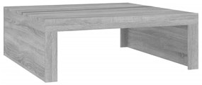 vidaXL Salontafel 100x100x35 cm bewerkt hout grijs sonoma eikenkleurig